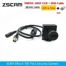 wifi 미니 추월 자동차 카메라 고해상도 CCTV 소니 CCD Effio-E 700TVL 25mm/35mm 긴 초점 거리 렌즈 보안 상자 OSD 캠, Camera And Bracket_NTSC | 35mm