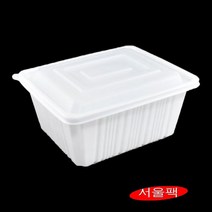 GP-2110 해물찜포장 아귀찜포장 사각찜용기 탕포장 200세트, 백색