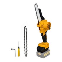 무선 소형 전기톱 6인치 디월트 20V 배터리 호환 베어툴, Chainsaw Set