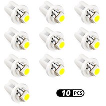 도어라이트 10PCS T5 B8.5D 509T Smd 자동차 Led 램프 혼다 시빅 어코드 적합 Crv Hrv 재즈 시티 CR-Z 요소, 한개옵션1, 02 White