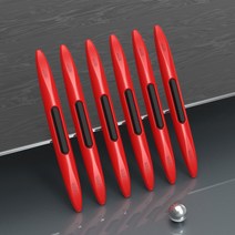 보쉘 자동차 문콕방지가드 차량용 도어가드 에어 정전기방지 6p, 레드, 6개입