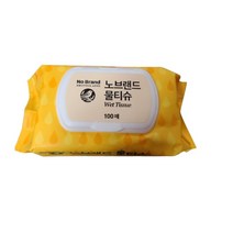 [지아스] 노브랜드 캡형 물티슈 100매, 100매 x 3개