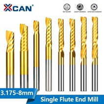베어링 드릴 콜렛척세트 긴목엔드밀 밀링커터 단일 플루트 엔드 밀 카바이드 라우터, 8x32x60
