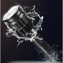 수중랜턴 해루질써치 다이빙 방수 라이트 캠핑 스킨스쿠버 잠수 후레쉬 탐사 손전등 심해 해저, P70 백색광 배터리 2개 충전기