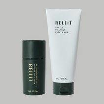 렐릿 그루밍 루틴 세트 톤업선크림 폼클렌징 페이스 워시, 1개