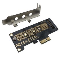NVMe PCIe M.2 NGFF x1 어댑터 카드 브래킷 포함, 한개옵션0