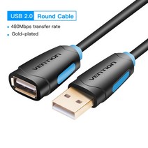 vention usb extension cable usb 3.0 2.0 Extender cord for smart tv ssd xbox one laptop pc fast speed, 협력사, USB 2.0 케이블, 1.5m