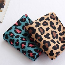 [색상추가 재입고] 혜인천 소폭 20수 면 트랜드호피 나염원단 color 3종, 베이지브라운