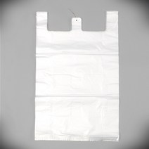 손잡이달린 대형비닐봉투 50매 물건많이들어가는 흰색봉다리 옷봉지