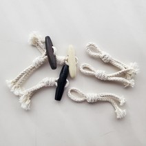 쇼핑앤퍼니 토글단추 더플코트 우드 면끈 떡볶이단추 코트 버튼, 토글단추 초코브라운 1개