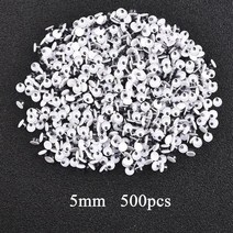 DIY 움직일 수있는 눈 동물 안구 검은 색 흰색 자기 접착 인형 유치원 공예 용품, 12 5mm 500pcs