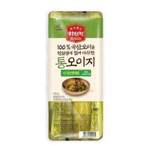 CJ더마켓 반찬 재료 집밥 가정식 탑티어 하선정 통오이지 무절임 쌈무 절임 장아찌 300G, 4개