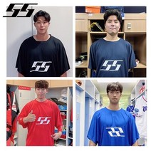 스포스피릿 반팔 아이싱 티셔츠 야구의류 KBO 선수착용 빅사이즈, 블루