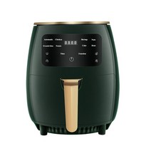 카본히팅오븐 전기오븐4.5L 다기능 전기 에어 프라이어 오븐 360 ° 베이킹 스마트 터치 스크린 오일 가전, 03 EU, 02 Green_03 EU