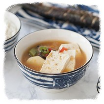 헨드메이드 반상기 홈세트 中 도자기 국그릇 대접5p