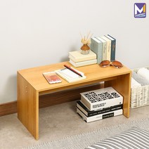 MCOMPANY 책상 컴퓨터 일자형 좌식 사무용 인테리어 사무실 간이 사이드 테이블 데스크 노트북 탁자 미니 거실 학생 게이밍 조립식 쇼파 침대 식탁 보조 스터디 [간편책상], 사무용_1