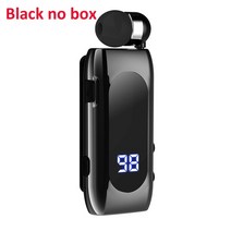 2022 최신 블루투스 헤드셋 k55 pk f920 pro f910 bt5.2 통화 알림 진동 스포츠 이어 버드 클립 드라이버 auriculares 이어폰, k55 블랙 박스 없음