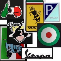 베스파스티커 방수스티커 베스파튜닝 포인트 스티커 베스파용품 베스파튜닝용품 반사, (04)