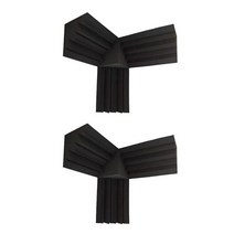 4 개대 고밀도 컬럼 베이스 트랩 스튜디오 어쿠스틱 폼 코너 블록 마감 코너 벽 흡음 타일 내화성 방음제 벽지 흡음보드 가설방음벽 차음재 방음재 흡음제 방음벽, 2 세트