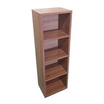 제이드 가구 두께 2.4cm 공간박스 2단 3단 4단 수납장 국산 우수한자재 낮은 책장 책꽂이, 4단 오크