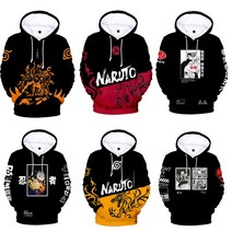 NARUTO 나루토 캐릭터 후드티 남여공용 아동 성인 앞주머니 모자티 NARUTO 나루토 12도안 캐릭터 굿즈 후드티