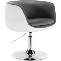 WOLTU 리셉션 카운터 코너 책상 회전 주방 화장대 스툴 의자 독일직구, 블랙