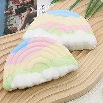 [모야모]목욕탕 스파 바스 입욕제 구름목욕 폭탄 다채로운 바다 소금 자연 수제 각질 제거, 수박 160g 1개