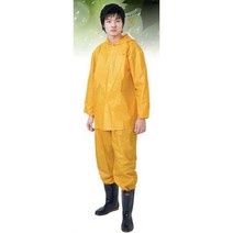 형광우의 어업용 레인코트 우의 휴대용우의 현장