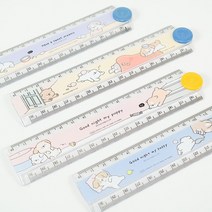 1000 이리눕개 30cm 폴딩자 (랜덤) 30cm자 접이식자, 단품