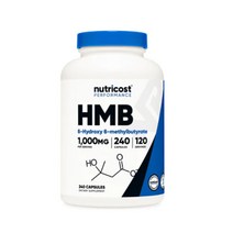 뉴트리코스트 HMB 1000mg 캡슐 240캡슐, 240정x1팩