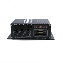 리시버 미니앰프 프리앰프 AK380AK370AK170 파워 앰프 가라오케 홈 시어터 2 채널 블루투스 클래스 D USBSD, [01] AK370