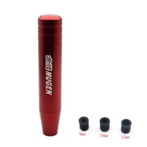 기어노브 플라스틱기어 SM인터네셔널자동차 합금 무겐 기어 시프트 노브 13CM/18CM 연장 롱 수동 변속기 범, 11 18cm red