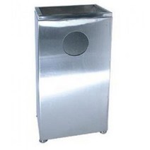셀럽하우스 사각모래휴지통 가로350 세로250 높이 680mm 재떨이함