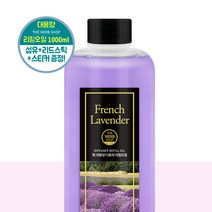 더허브샵 디퓨저 방향제 리필오일 1000ml 라벤더 실내 차량 선물용, 단품