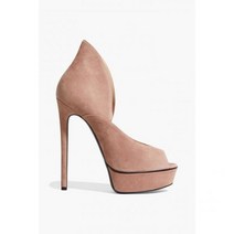 CASADEI 카사데이 Suede platform pumps110402