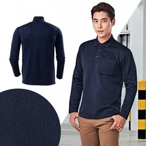 폴리 기모 티셔츠 작업복 겨울티셔츠 근무복 PLF1