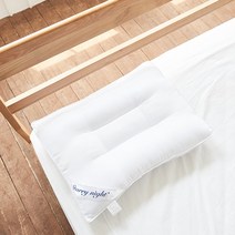 스테리나이트 더블 마이크로화이바 사각 경추베개솜 2p, 화이트