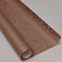 구름한지 낙수지롤 54cm x 20m 롤한지 한지벽지 포장지 인테리어 창호지, 갈색