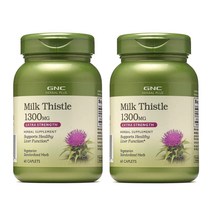 GNC 실리마린 밀크씨슬 엑스트라 스트렝스 1300mg 60정 2개 세트 미국직구