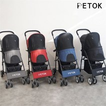 펫톡 피콜로15 반려동물 유모차 중견용 대견용 다견용, 그레이/FREE