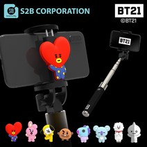 BT21 피규어 블루투스 셀카봉, lhy_ 타타, lhy_ 본상품선택