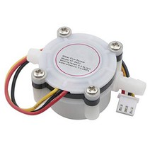 Pxyelec 1Pcs G1/4” 0.3-6L/min Water Coffee Flow Sensor Hall Effect Switch Meter Flowmeter Counter Me, 1