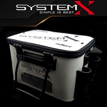 시스템엑스 밑밥통살림통 36L/40/45L 크릴백 낚시가방, 36L 레드