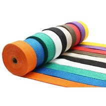 배기 머플러 소음기 마후라 오토바이 배기 열 모토 크로스 자동차 범용 머플러 랩 밴드 붕대 스틸 스트립이, 11 5cm 5m Yellow