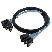 CableDeconn 고속 6Gbps 4개세트 SATA 케이블 SAS 케이블.. 정품보장, 1m