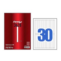 (주)오피스넥스 폼텍 라벨30칸20매 LQ-3628(화일인덱스용 12x130mm)_Nex (7708855)
