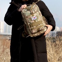 한라산등반용 20대남성용 메쉬 백팩 등산용 생존배낭, 블랙