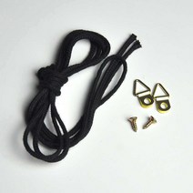 액자 끈 고리 (벽걸이용 고리 2set + 전용끈 150cm) 액자