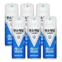 멘소래담 스프레이 파스 쿨 180mlx6개, 1개