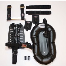 백플레이트 부력조절기 다이빙, 58.공공 안전 에디션+검은 탄소 섬유판